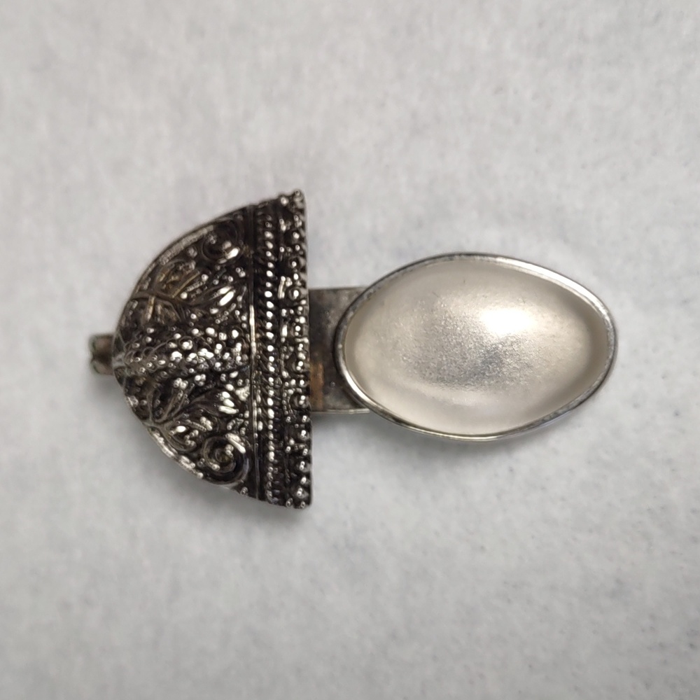 Rebecca Collins Frosted Lucite Pendant